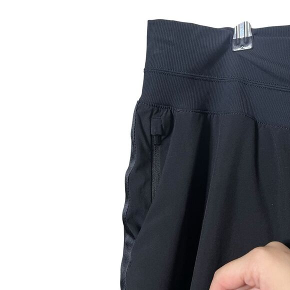 Athleta Nolita Pants Size 18 Black Crop Slim Tapered Pull On High Rise - Picture 10 of 13